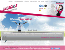 Tablet Screenshot of energika.it